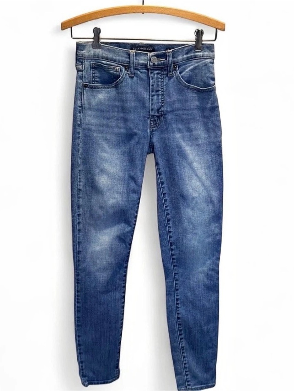 Lucky Brand Bridgette High Rise Skinny High Rise Skinny Jeans in Blue